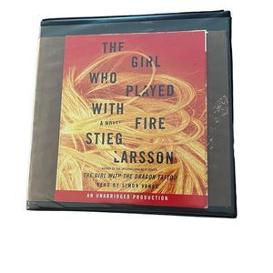 The Girl Who Played With Fire CD Audiobook by Stieg Larson 15 Discs 18 1/2 Hours